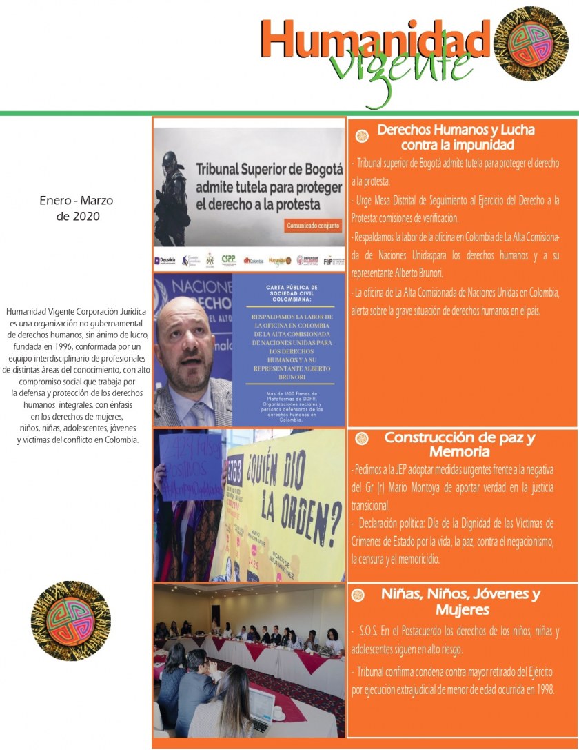 Boletin Enero – Marzo 2020 Portada
