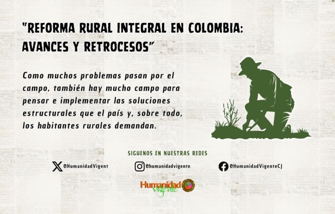 Reforma Rural Integral en Colombia avances y retrocesos Portada