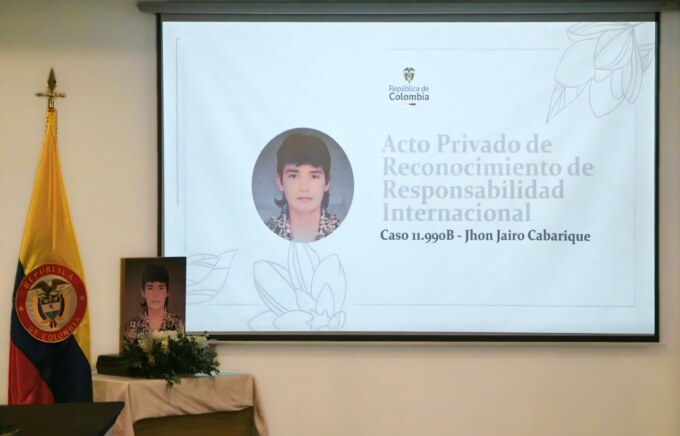 Acto de reconocimiento Cabarique