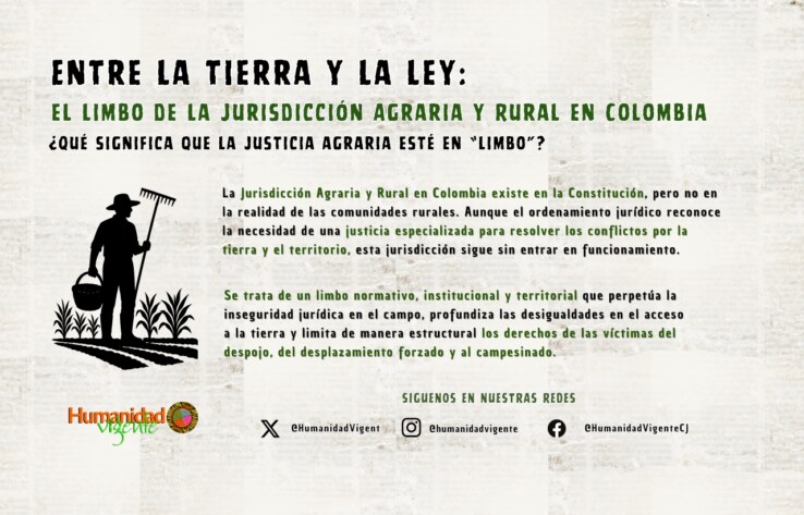 Entre la tierra y la ley el limbo de la Jurisdicción Agraria y Rural en Colombia – Sitio Web